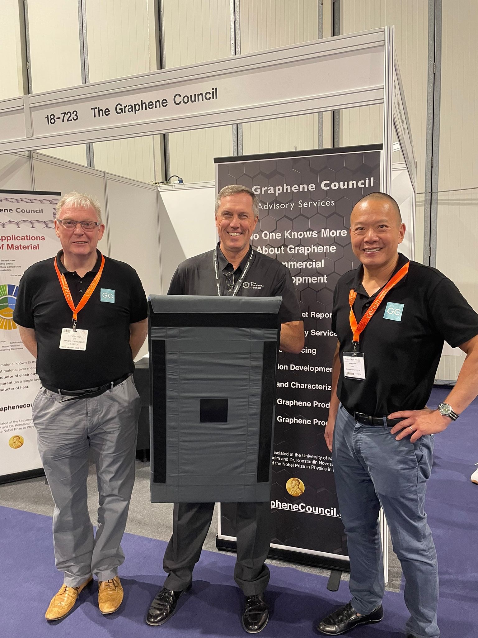 A fantastic few days at The Graphene Council conference and Advanced Materials Show!