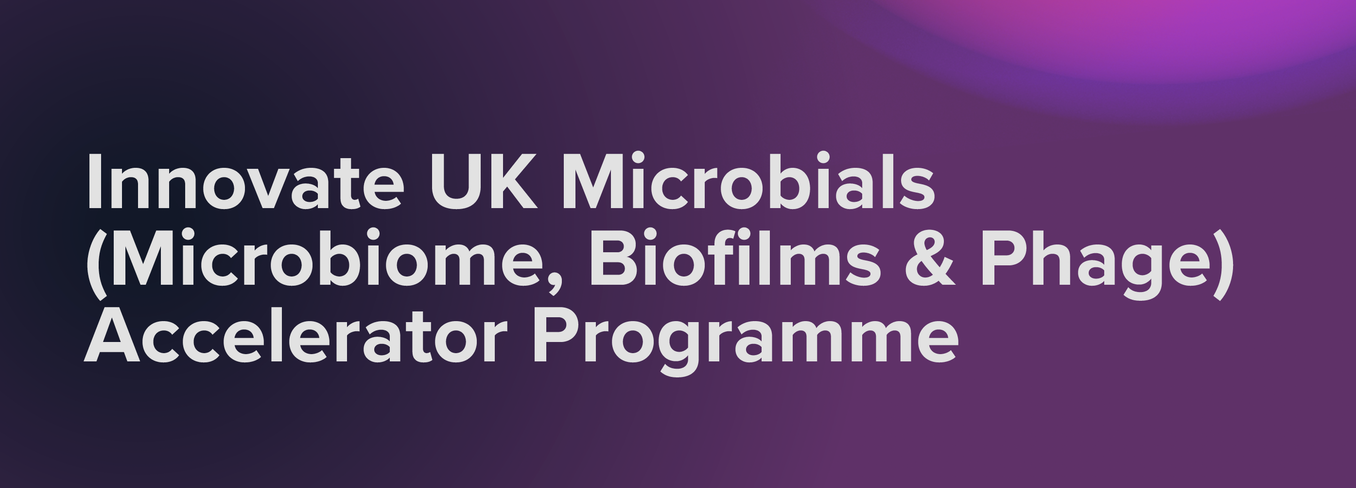 GC selected to participate in the Microbials Accelerator Programme!