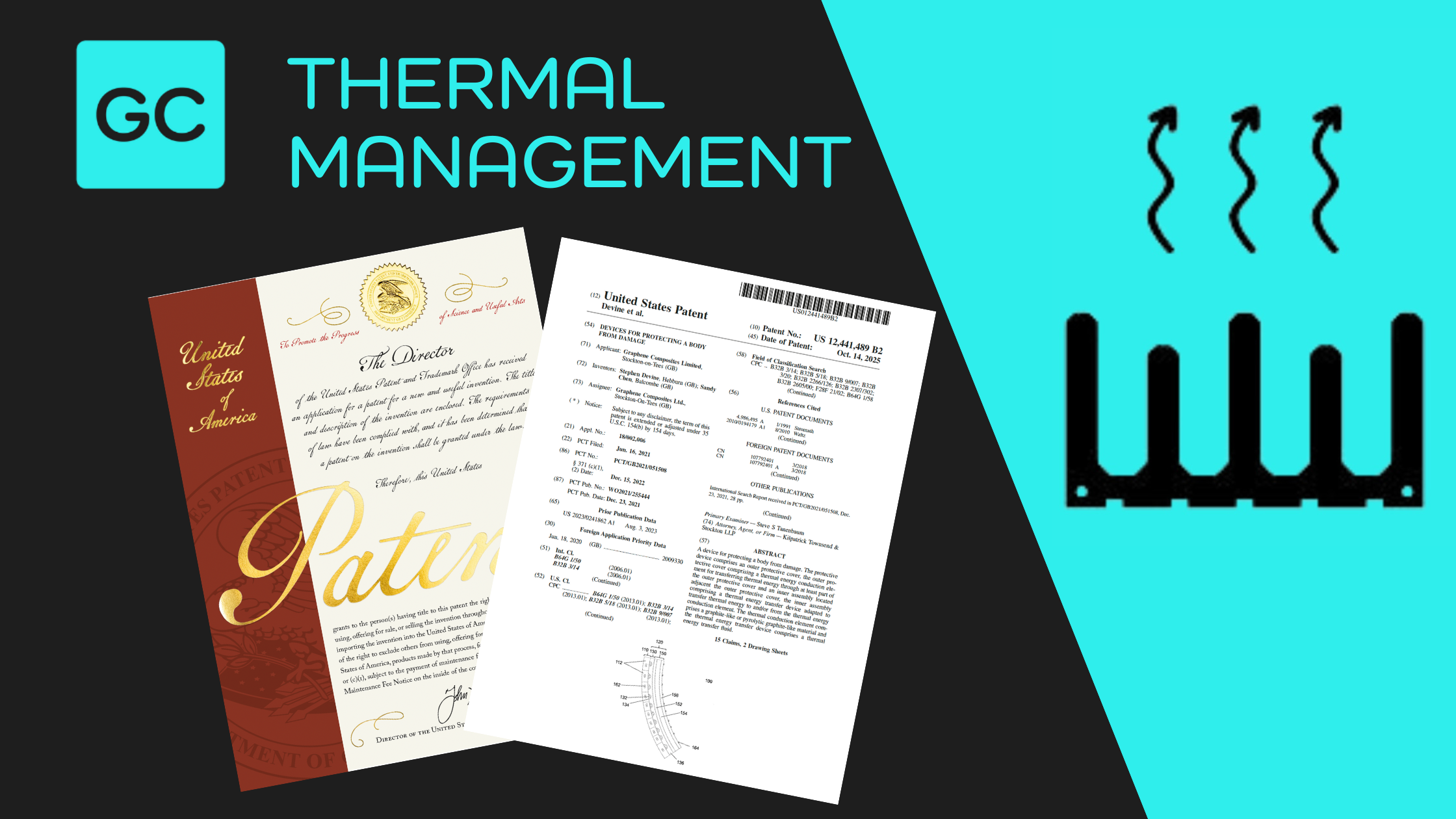 US Patent Granted in Thermal Management